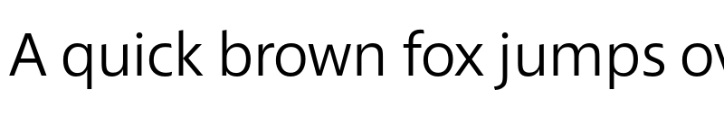 Preview of Croma Sans Light font