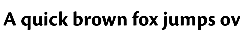 Preview of Cronos Pro Bold font