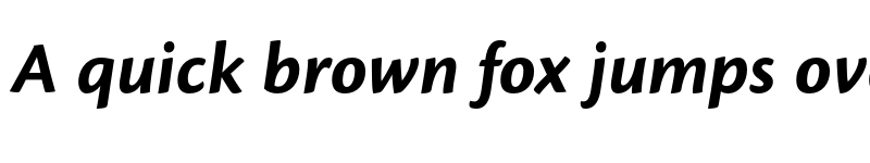 Preview of Cronos Pro Caption Bold Italic font