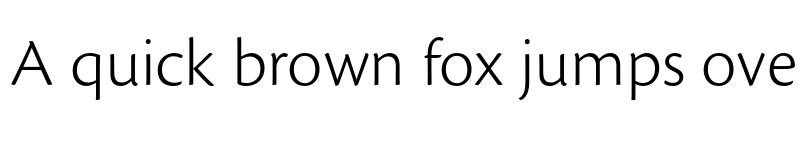 Preview of Cronos Pro Caption Light font