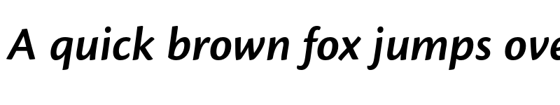 Preview of Cronos Pro Caption SemiBold Italic font
