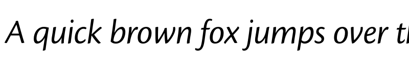 Preview of Cronos Pro Display Italic font