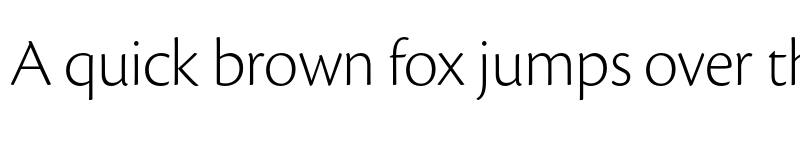 Preview of Cronos Pro Display Light font