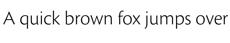 Preview of Cronos Pro Light font