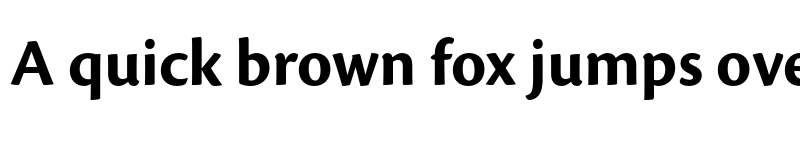 Preview of Cronos Pro Subhead Bold font