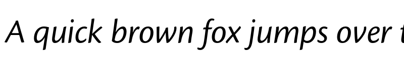 Preview of Cronos Pro Subhead Italic font