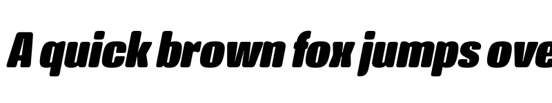 Preview of Crossfit Demo Heavy Italic font