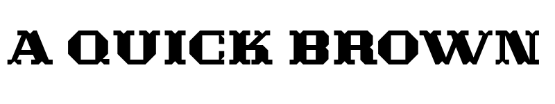 Preview of Crosterian Regular font