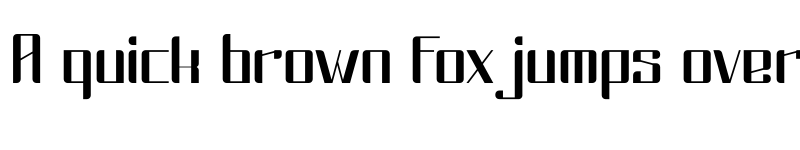 Preview of CROSVER Regular font