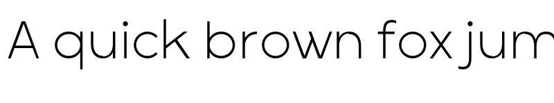 Preview of Crox ExtraLight font