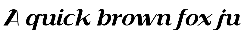 Preview of Crox Poster Italic font