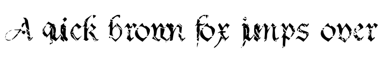 Preview of Crumble Regular font