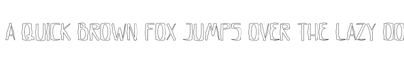 Preview of Crumpled Letter Demo Outline font