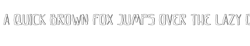 Preview of Crumpled Letter Demo Shadow font