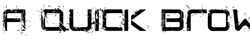 Preview of CRUSHED Regular font