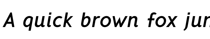 Preview of Crusoe Text Bold Italic font