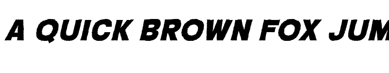 Preview of CryptCreep Heavy BB Italic font