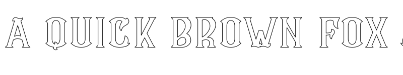 Preview of CS Maria Outline font