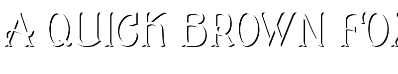 Preview of CS Mulan Shadow font