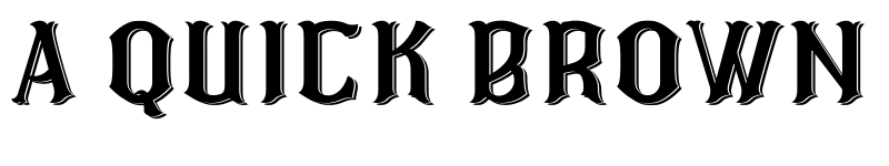 Preview of CS Roger Double font