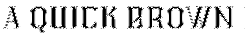 Preview of CS Roger Dropline font