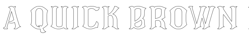 Preview of CS Roger Outline font