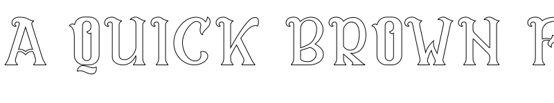 Preview of CS Rosalia Outline font