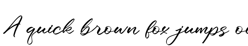 Preview of Cuanttica Regular font