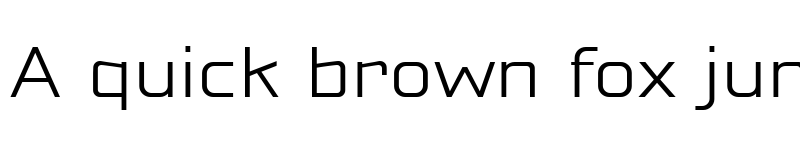 Preview of Cuatra Light font