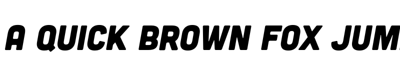 Preview of Cubano Italic font