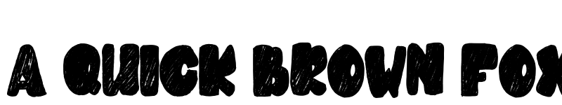 Preview of Cubby Brush Regular font