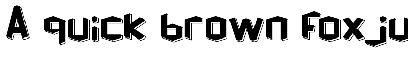 Preview of Cubical Demo Slab font