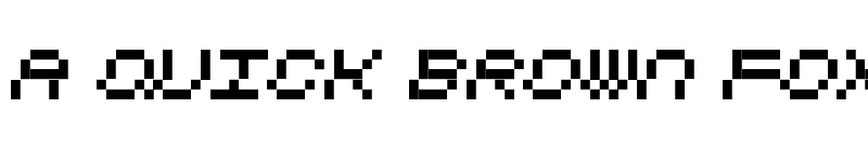 Preview of CubicFive11 Italic font