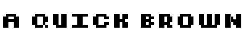 Preview of CubicFive18 BoldExpanded font