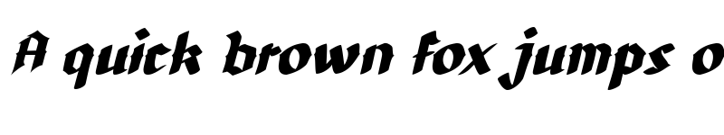 Preview of Cunigund Italic font