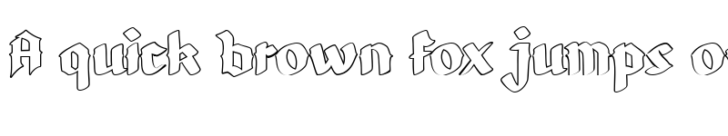 Preview of Cunigund Outline font