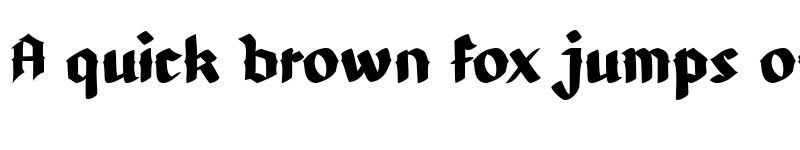 Preview of Cunigund Regular font