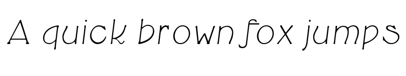 Preview of Cupola Italic font