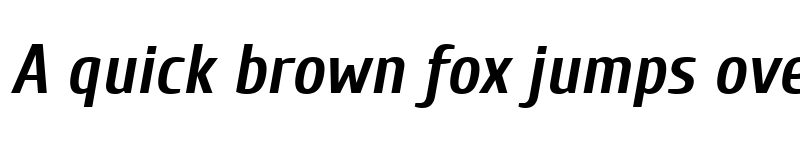 Preview of Cuprum Bold Italic font