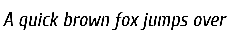Preview of Cuprum Italic font
