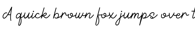 Preview of Curly Babe Regular font