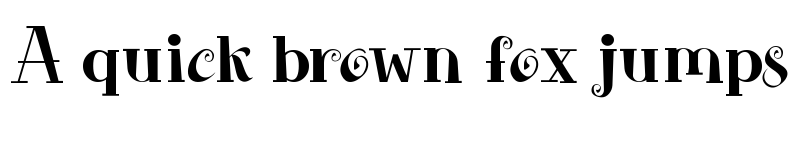 Preview of Curly Rain Demo Regular font