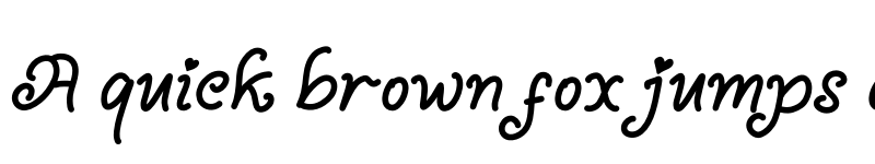Preview of Curly Valentine Demo Regular font