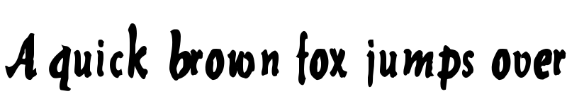 Preview of Current-Black Regular font