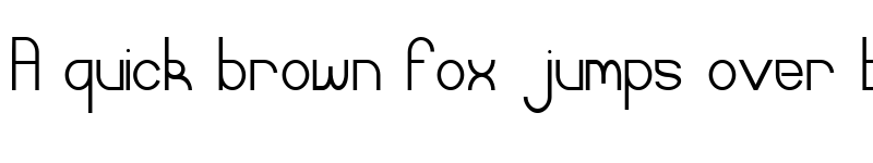 Preview of Curvada Regular font