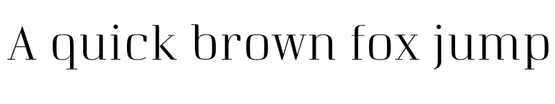 Preview of Curve Light font