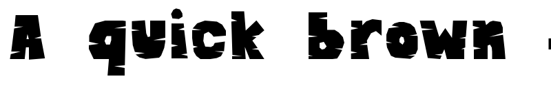 Preview of CUTE ANIMAL Regular font