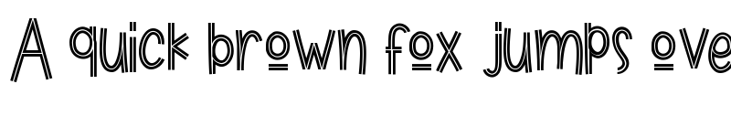 Preview of Cute Koala Demo Inline font