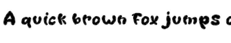 Preview of Cutey Patchy Display font