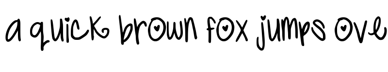 Preview of Cutie Pop Medium font